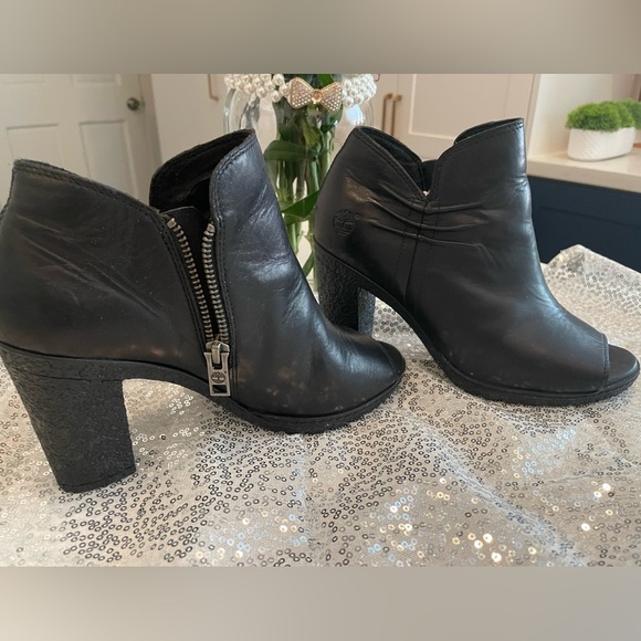 Timberland Tillston Peep Toe Ankle Booties - Picture 3 of 4
